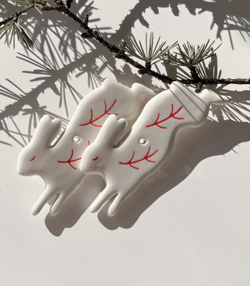 Zec, ukras za božićno drvce